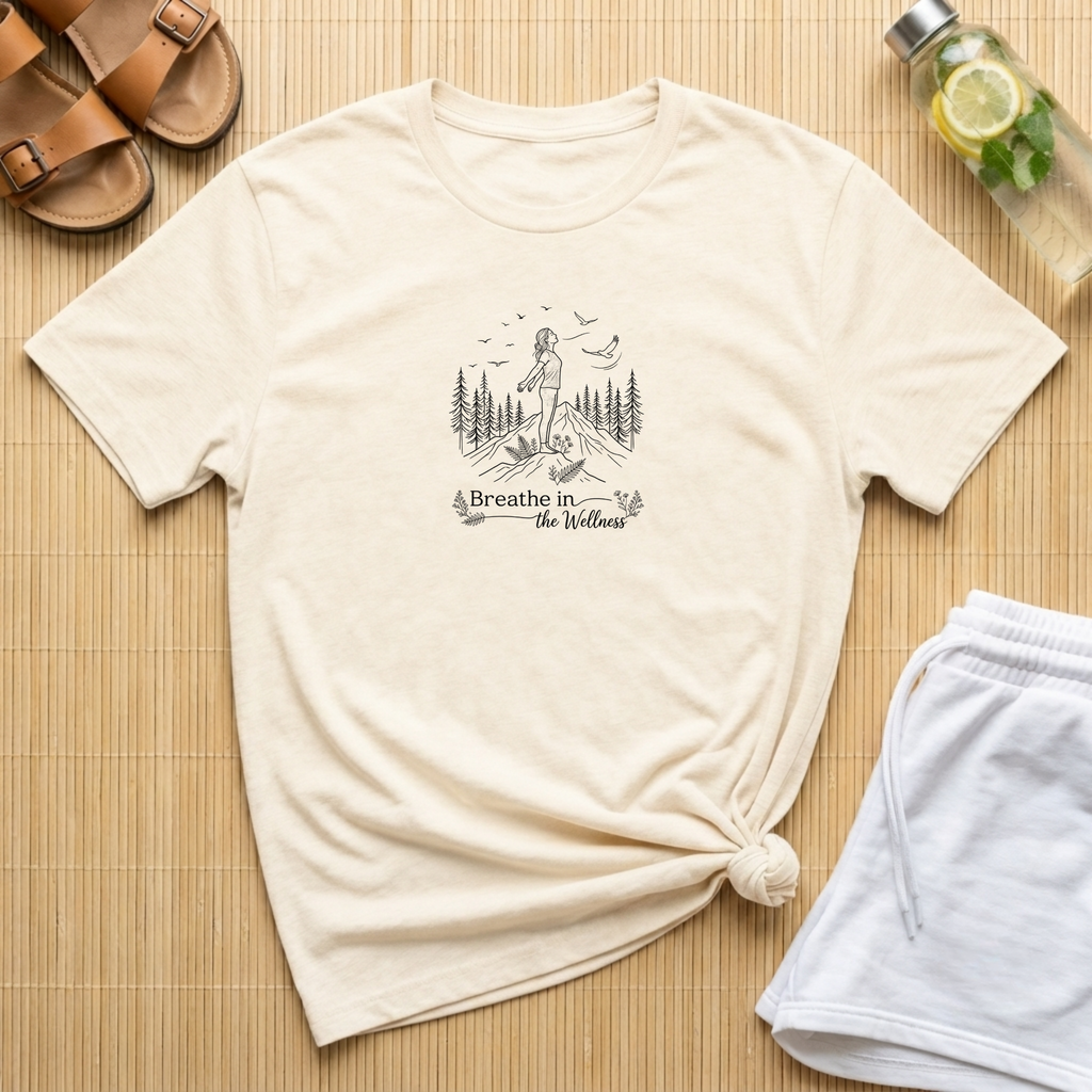 Breathe in the Wellness Women's Relaxed T-Shirt