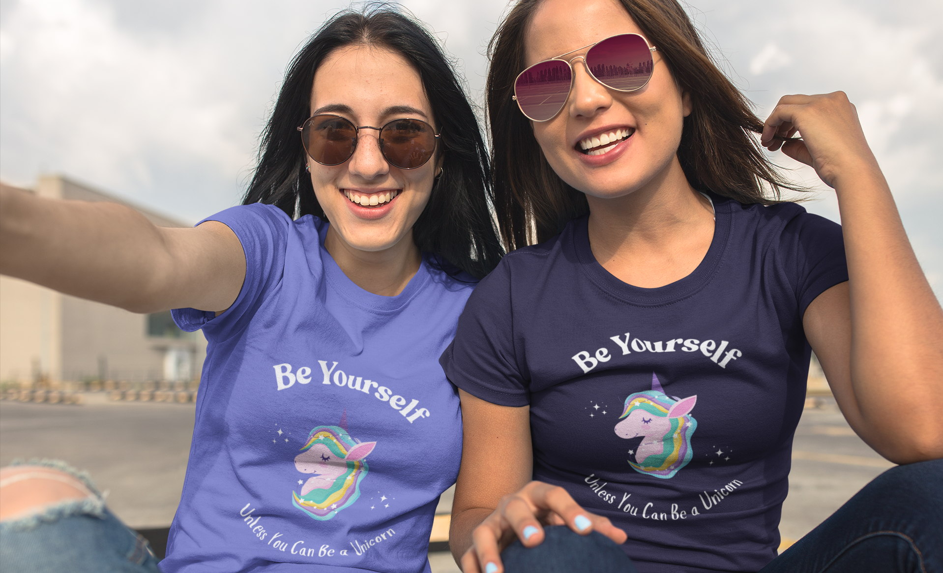 Be Yourself Unless You Can Be A Unicorn Women's Relaxed T-Shirt