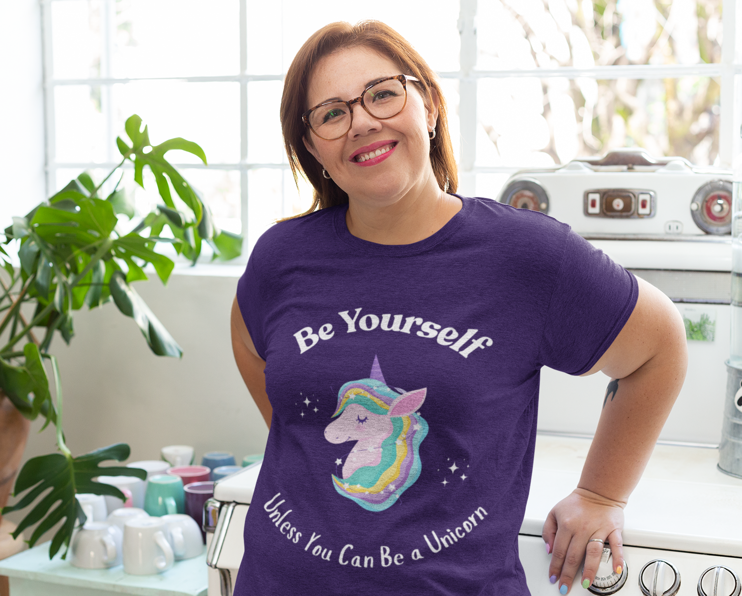 Be Yourself Unless You Can Be A Unicorn Women's Unisex T-Shirt