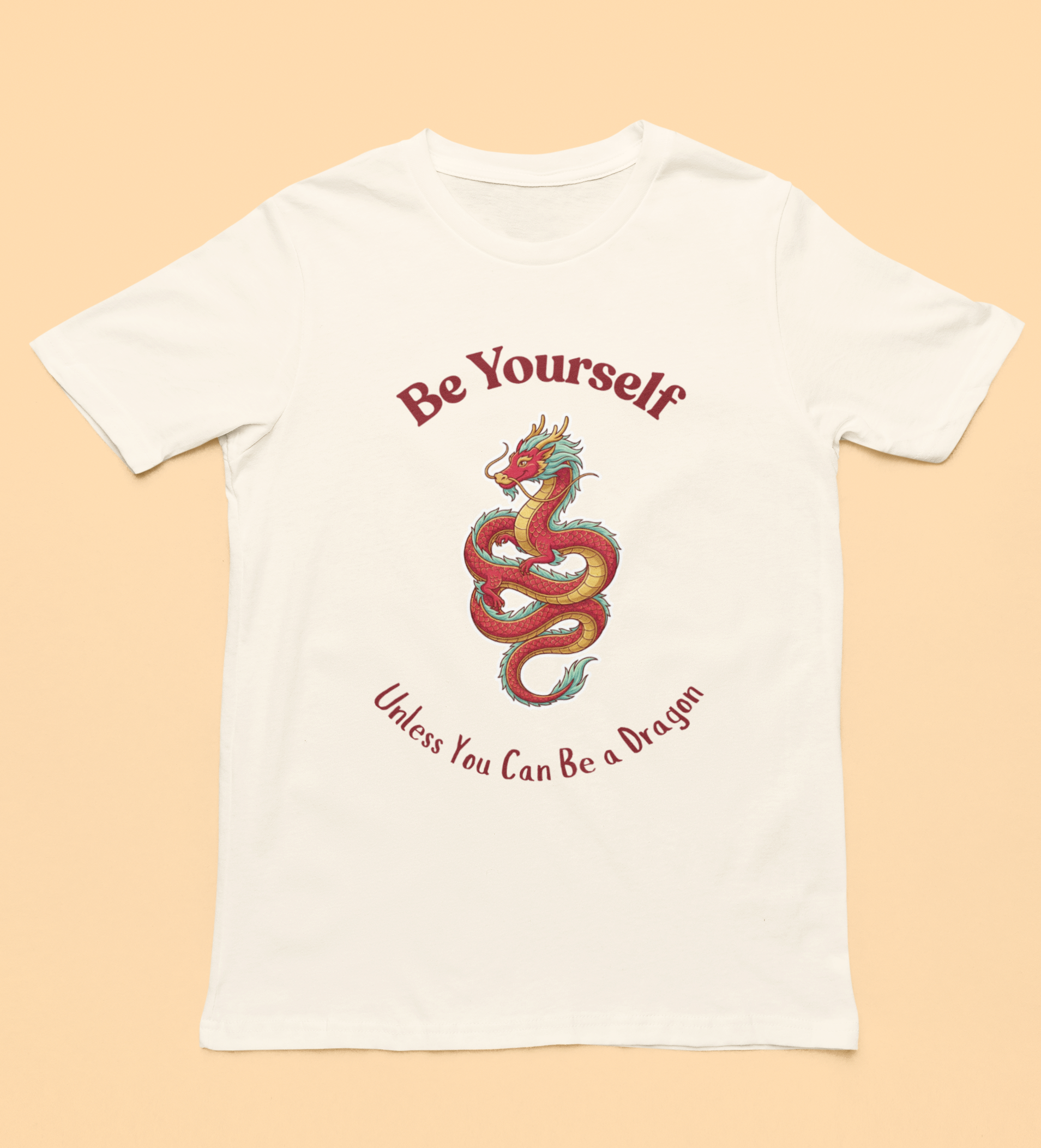 Be Yourself Unless You Can Be a Dragon Short-Sleeve Unisex T-Shirt