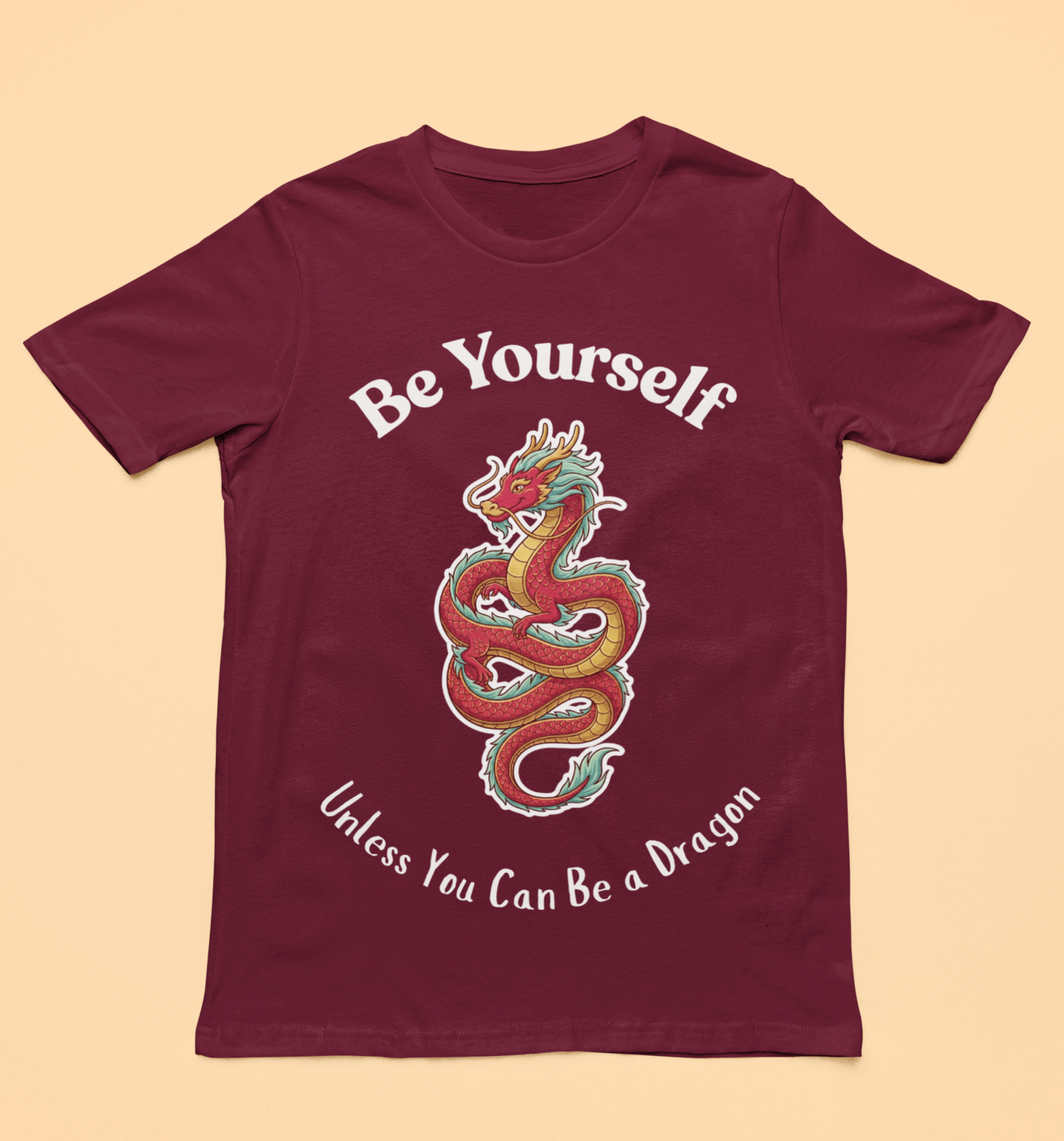 Be Yourself Unless You Can Be a Dragon Short-Sleeve Unisex T-Shirt