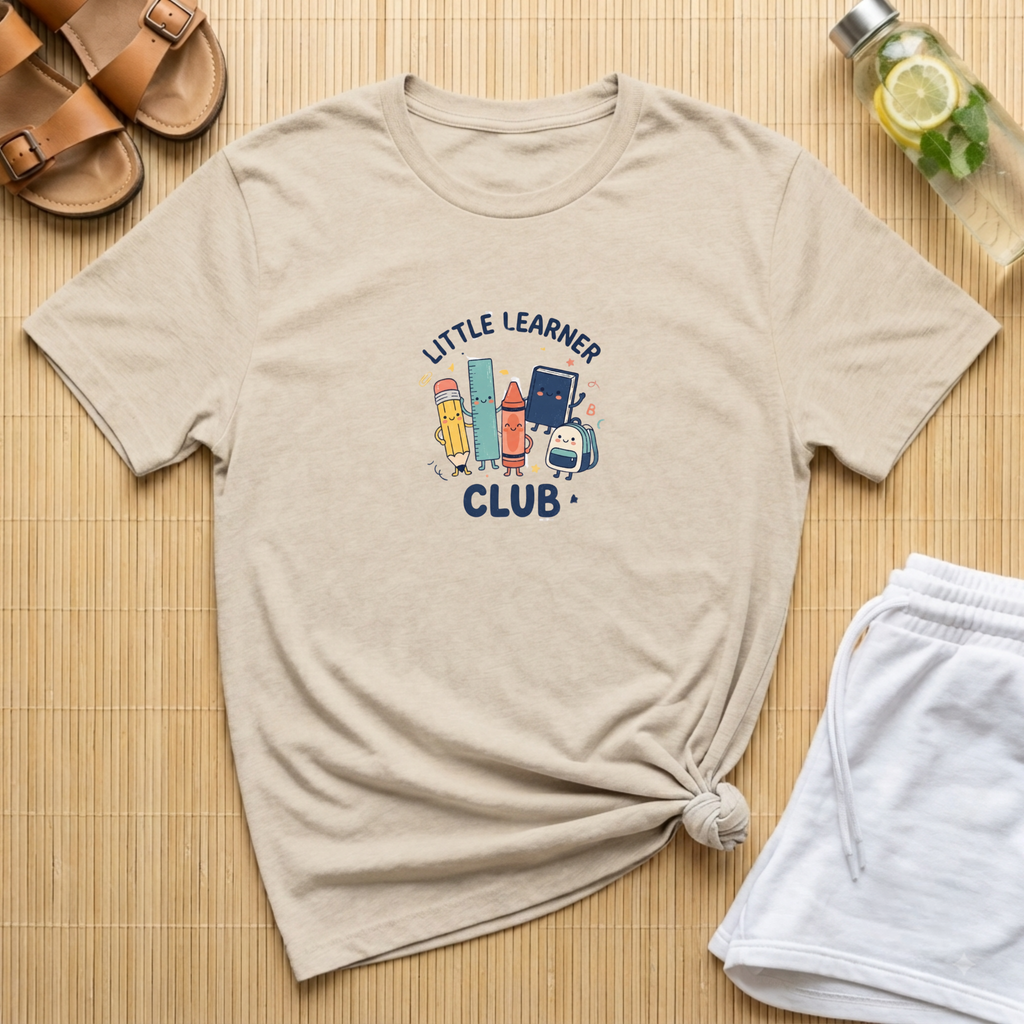 Little Learner Club T Short Sleeve T-Shirt