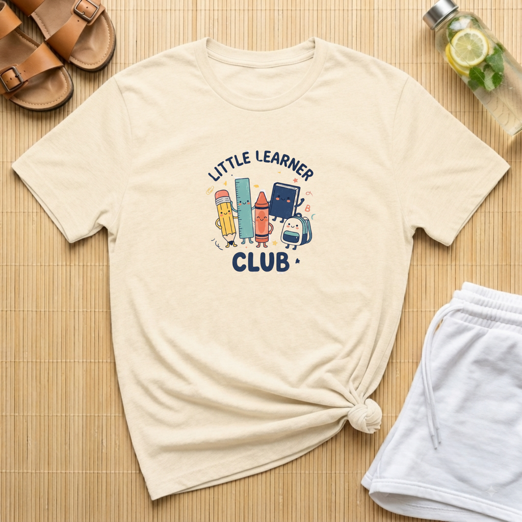 Little Learner Club T Short Sleeve T-Shirt