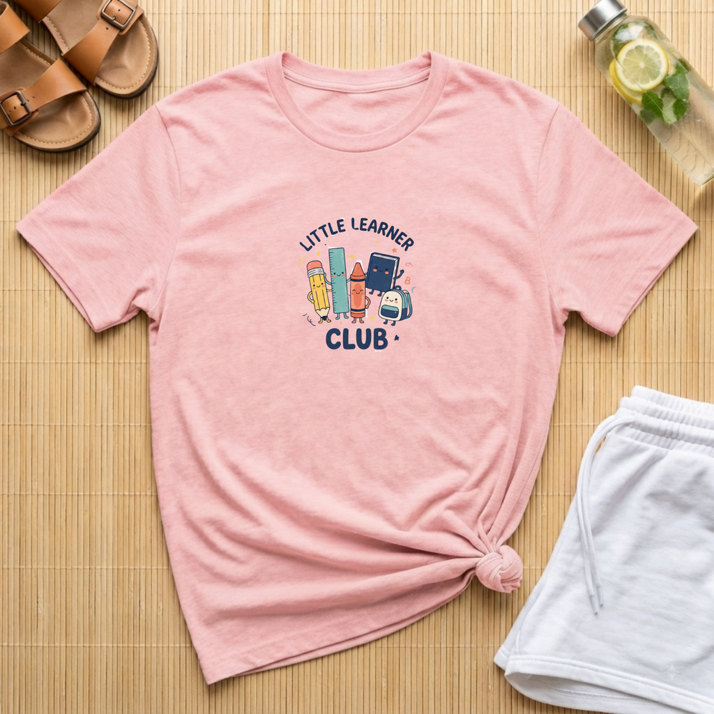 Little Learner Club T Short Sleeve T-Shirt