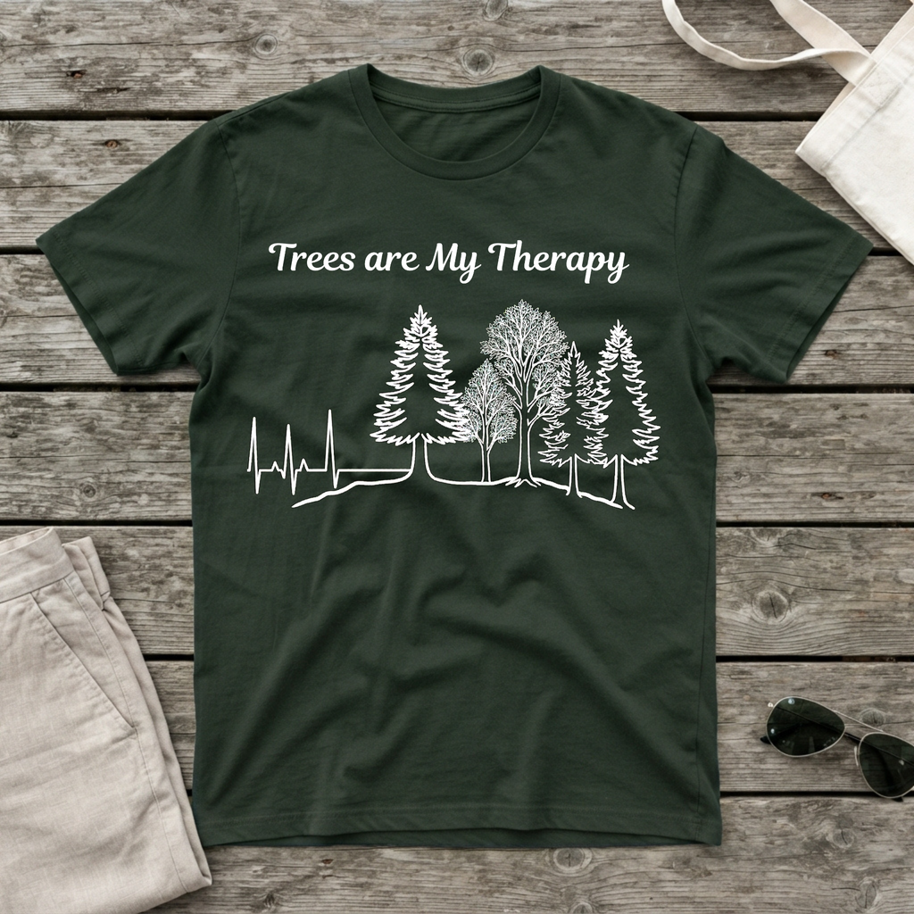 Trees are My Therapy Unisex T-Shirt